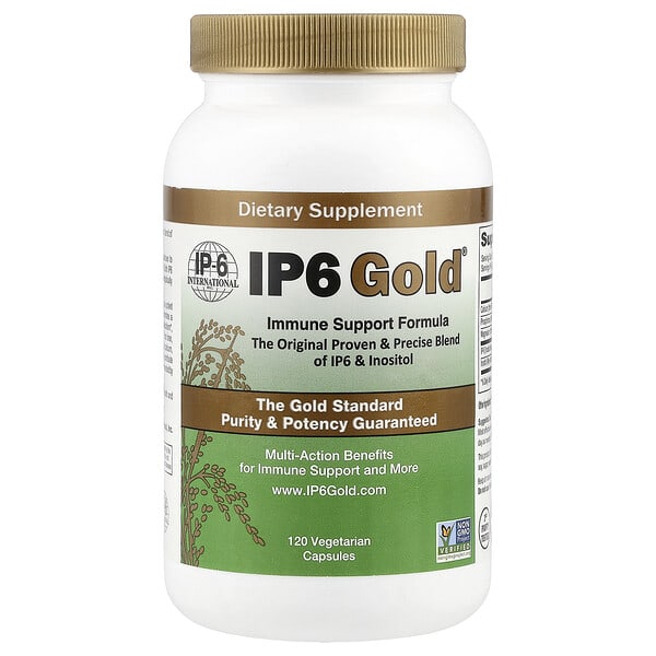 IP-6 International, IP6 Gold，機體能力幫助配方，120 粒素食膠囊