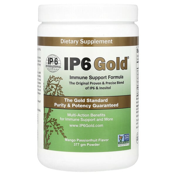 IP-6 International, IP6 黃金，機體抵抗幫助配方粉，芒果西番蓮味，412 克