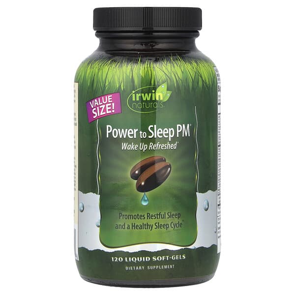 Irwin Naturals, Power to Sleep PM®，120 粒液體軟凝膠