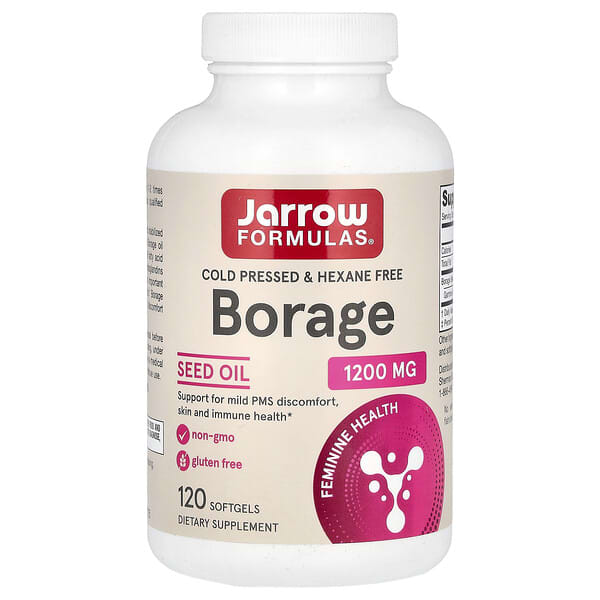 Jarrow Formulas, 琉璃苣籽油，1,200 毫克，120 粒軟凝膠