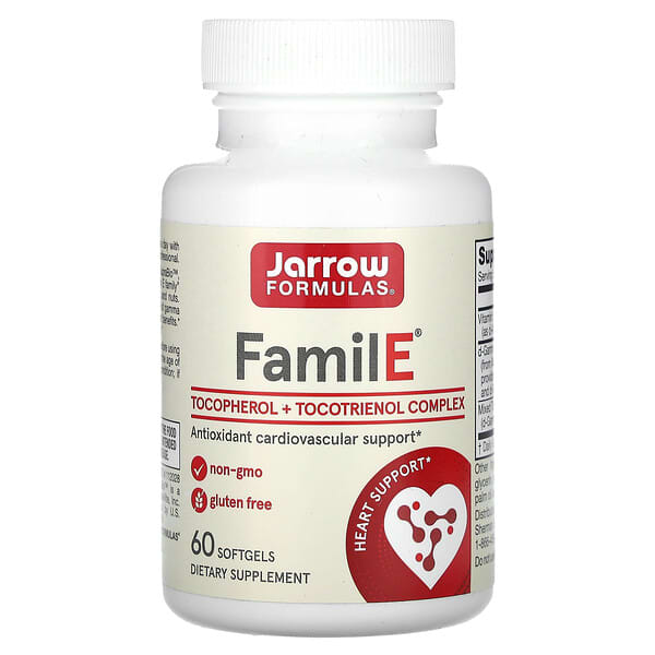 Jarrow Formulas, FamilE，60 粒軟凝膠