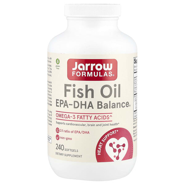 Jarrow Formulas, 魚油 EPA-DHA 平衡®，2000 毫克，240 粒軟膠囊（每粒軟膠囊 1000 毫克）