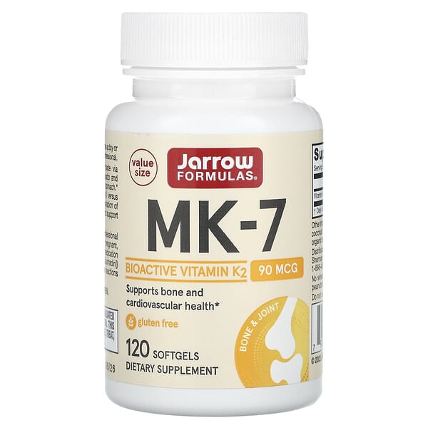Jarrow Formulas, MK-7，90 微克，120 粒軟凝膠