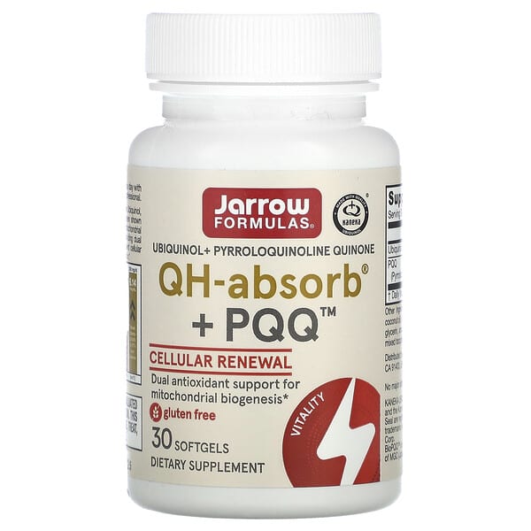 Jarrow Formulas, 泛醇，優效吸收輔酶 + PQQ，30 粒軟凝膠