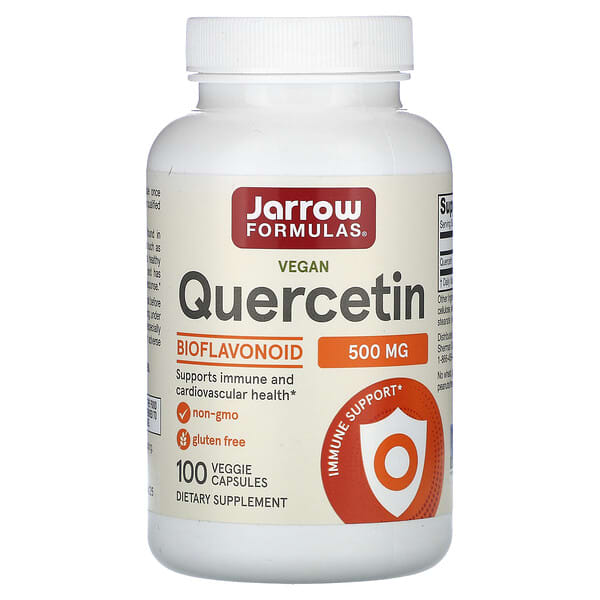 Jarrow Formulas, 全素槲皮素,500 毫克,100 粒素食膠囊