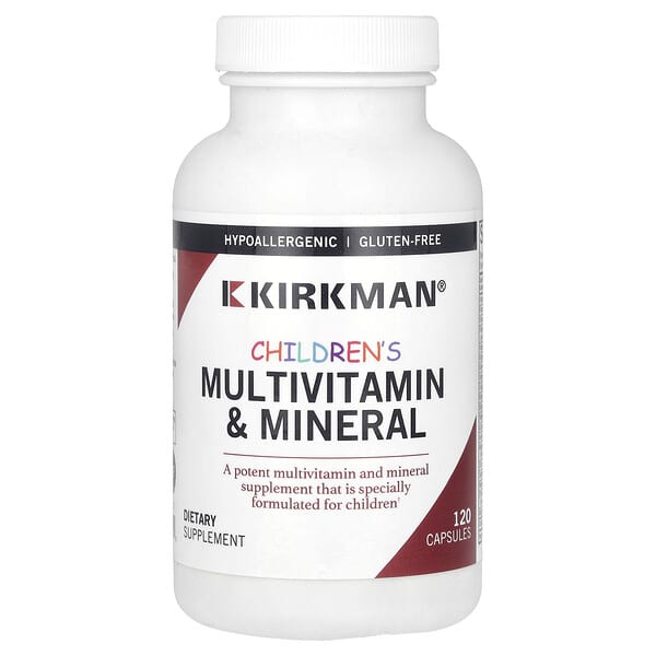 Kirkman Labs, 兒童多維礦物質,120 粒膠囊