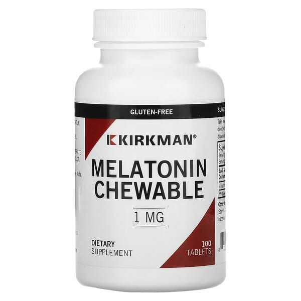 Kirkman Labs, 褪黑素咀嚼片，1毫克，100片
