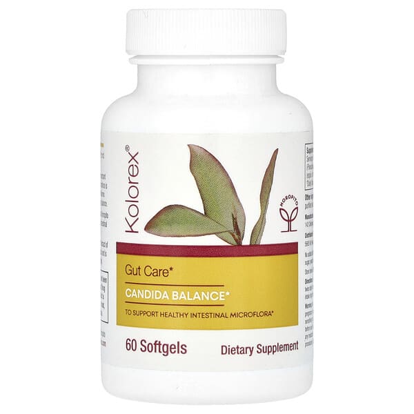Kolorex, Kolorex，高級念珠菌護理，60粒軟膠囊