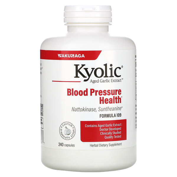 Kyolic, 陳蒜提取物,血壓健康,配方 109,240 粒膠囊