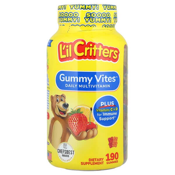 L'il Critters, Vites 多維生素軟糖，190 粒