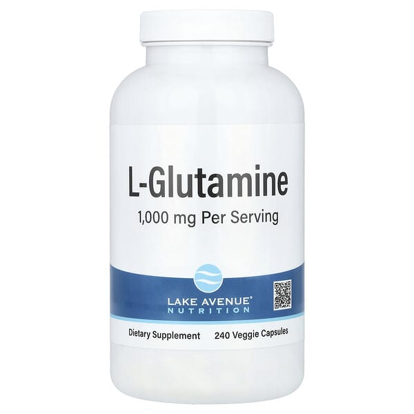 Lake Avenue Nutrition, L-穀氨醯胺,1,000 毫克,240 粒素食膠囊
