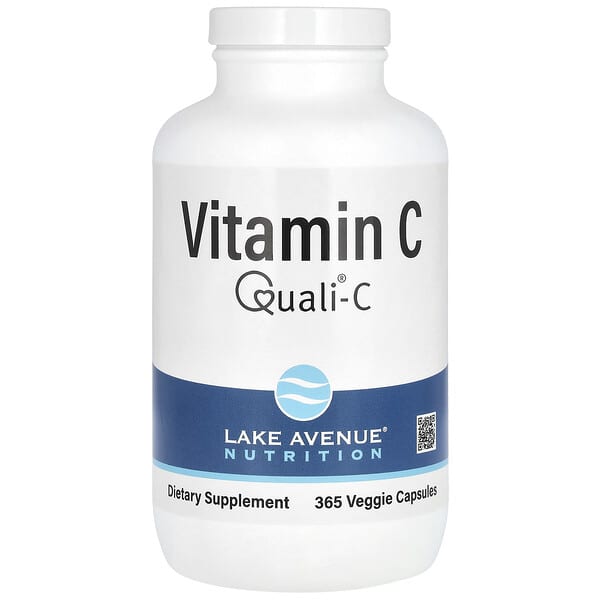 Lake Avenue Nutrition, 維生素 C，Quali-C，1,000 毫克，365 粒素食膠囊