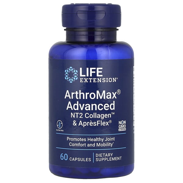 Life Extension, ArthroMax 高級配方，NT2 Collagen 和 AprèsFlex，60 粒裝