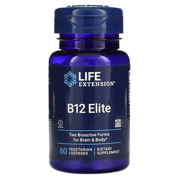 Life Extension, B12 Elite,1000 微克,60 粒素食錠劑