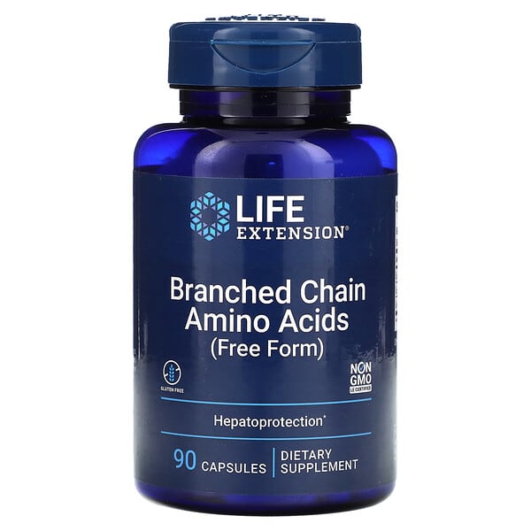 Life Extension, 支鏈氨基酸，90 粒膠囊。