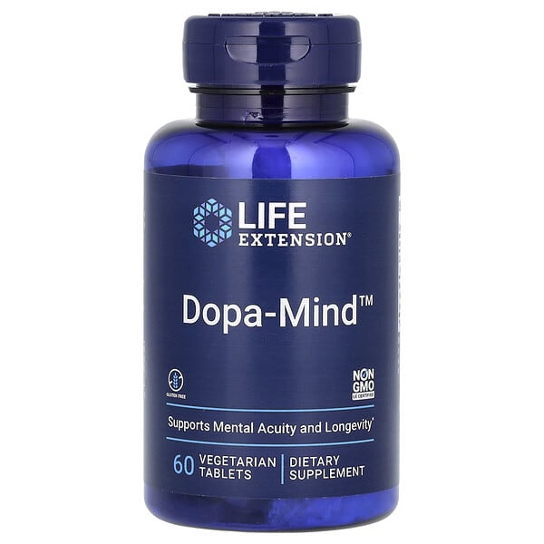 Life Extension, 多巴胺幫助，60 片素食片