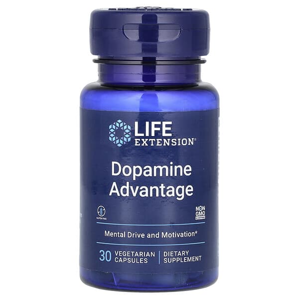 Life Extension, Dopamine Advantage，30 粒素食膠囊