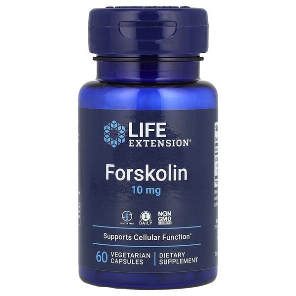 Life Extension, 弗司可林，10 毫克，60 粒素食膠囊