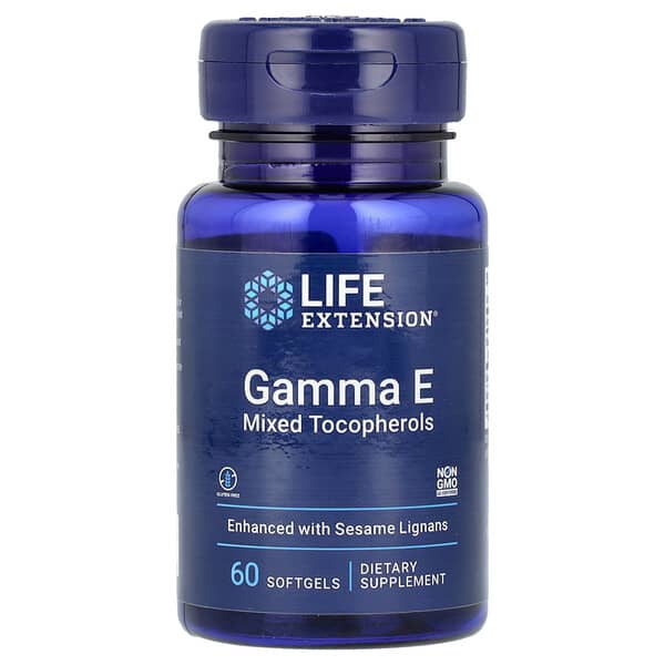Life Extension, Gamma E混合生育酚軟膠囊，60粒