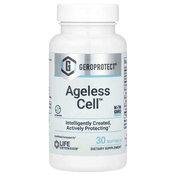Life Extension, GEROPROTECT Ageless Cell，30 粒軟凝膠