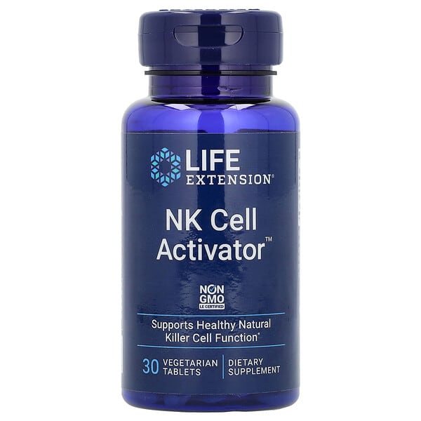 Life Extension, NK 細胞活化劑，500 毫克，30 片素食片