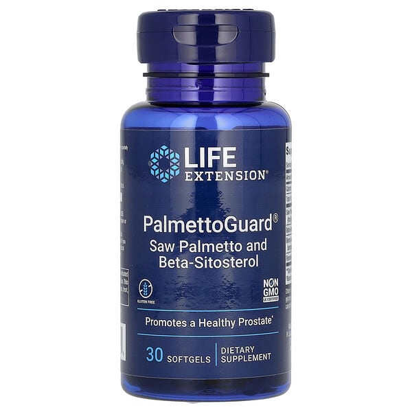 Life Extension, PalmettoGuard,鋸棕櫚和 β-穀甾醇,30 粒軟凝膠