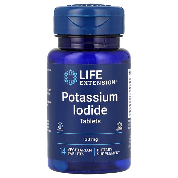 Life Extension, 碘化鉀,130 毫克,14 片素食片