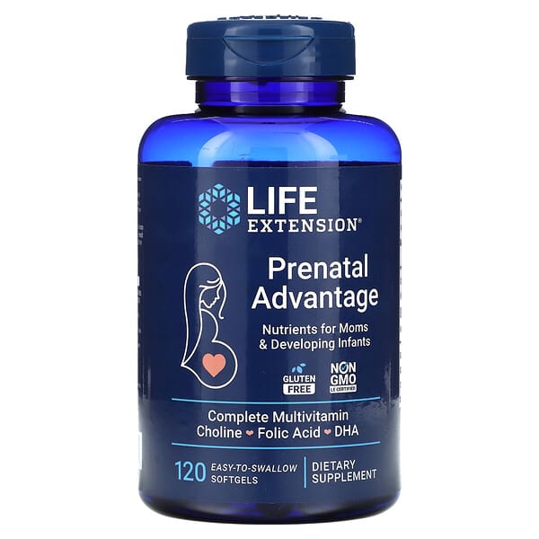 Life Extension, Prenatal Advantage，120 粒易吞嚥軟凝膠