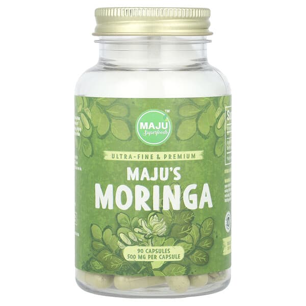 Maju Superfoods, Maju 辣木，1000 毫克，90 粒膠囊（每粒膠囊 500 毫克）