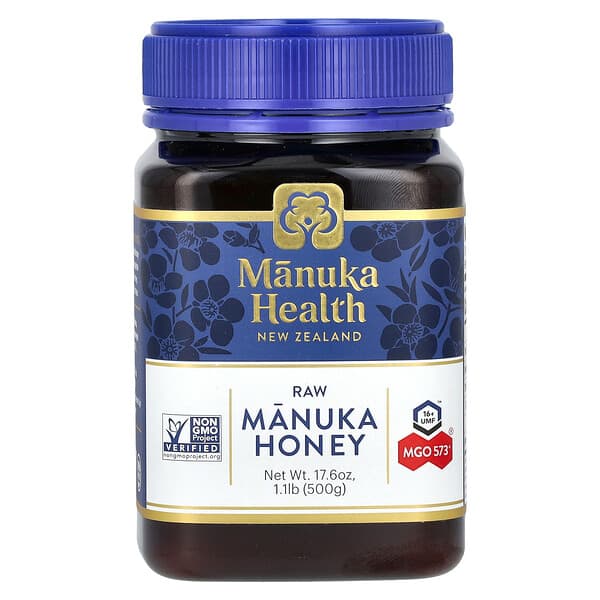 Manuka Health, 未加工麥盧卡蜂蜜，UMF 16 +，MGO 573+，17.6 盎司（500 克）