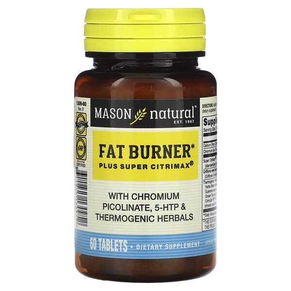 Mason Natural, Fat Burner Plus Super Citrimax，60片