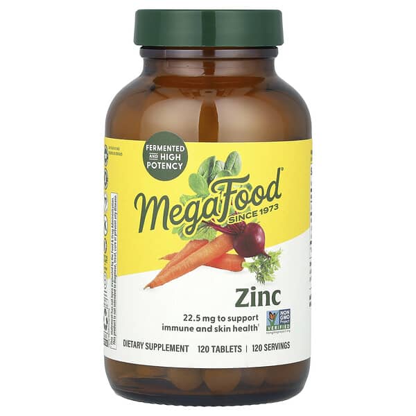 MegaFood, 鋅，120 片