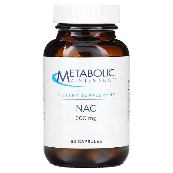 Metabolic Maintenance, N-乙醯半胱氨酸膠囊，600毫克，60粒裝