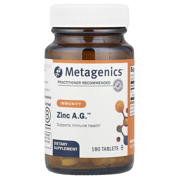 Metagenics, Zinc A.G.，20 毫克，180 片