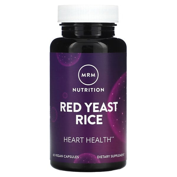 MRM Nutrition, 紅曲米，1200 毫克，60 粒全素膠囊（每粒膠囊 600 毫克）