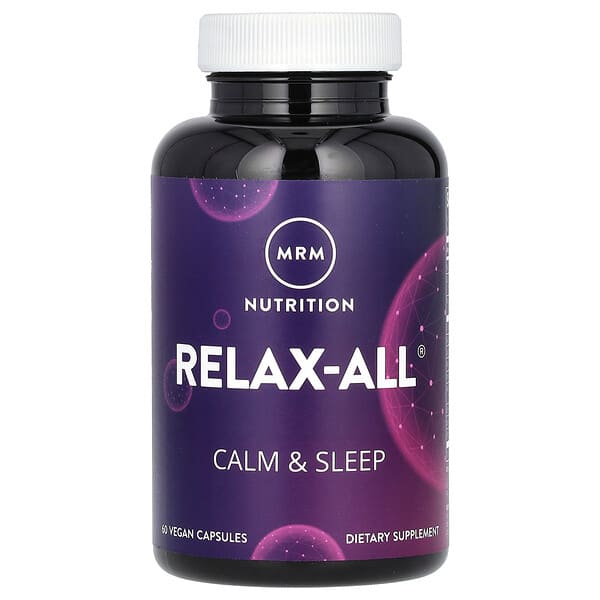 MRM Nutrition, Relax-All，舒緩和睡眠，60 粒全素膠囊
