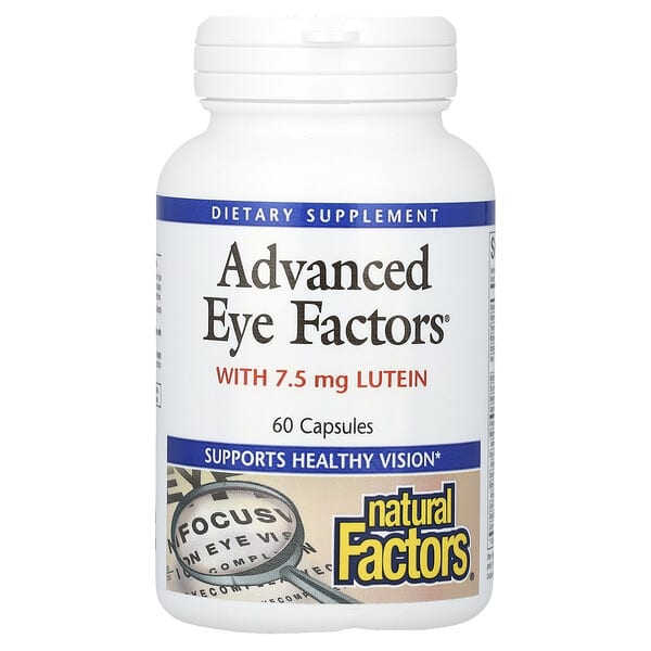 Natural Factors, 高級眼部因數，60 粒膠囊