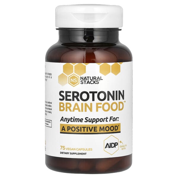 Natural Stacks, Serotonin 健腦食品，75 粒全素膠囊