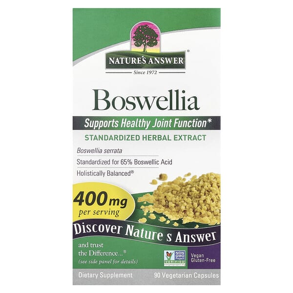 Nature's Answer, 乳香，400 毫克，90 粒素食膠囊