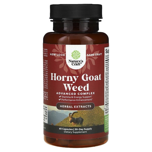 Nature's Craft, 淫羊藿，高級復合物，60 粒膠囊