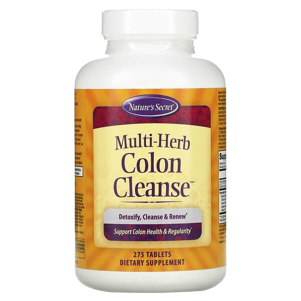 Nature's Secret, Multi-Herb Colon Cleanse™ 複合草本結腸清潔配方，275 片裝