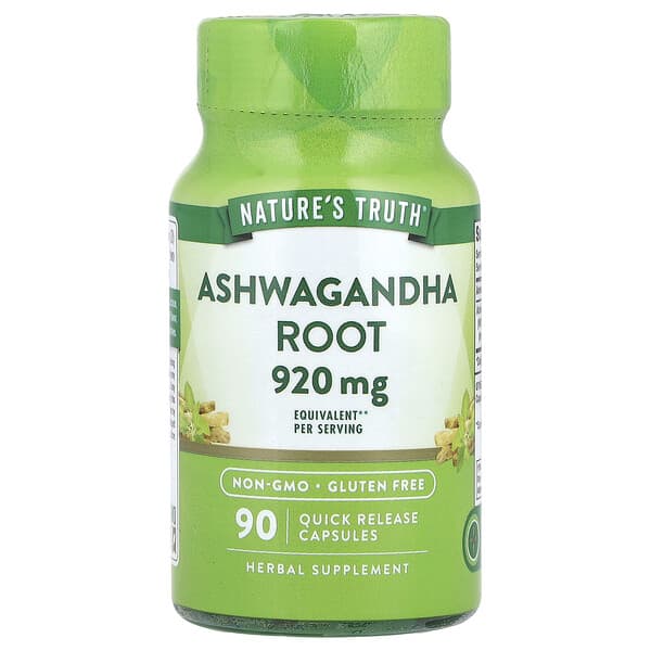 Nature's Truth, 南非醉茄根，920 毫克，90 粒速釋膠囊（每粒膠囊 460 毫克）