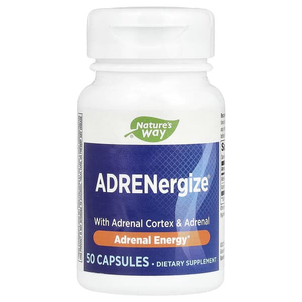 Nature's Way, ADRENergize，能量，50 粒膠囊