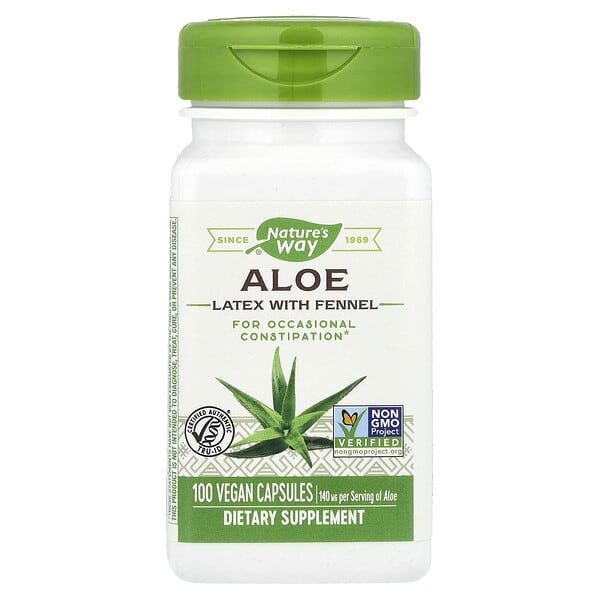 Nature's Way, 茴香蘆薈乳液，140 毫克，100 粒全素膠囊