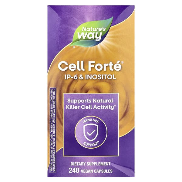 Nature's Way, Cell Forte深層抵抗健康IP-6和肌醇素膠囊，240粒