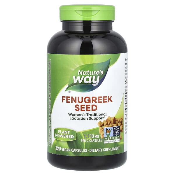 Nature's Way, 胡蘆巴籽,1130 毫克,320 粒素食膠囊(每粒 565 毫克)