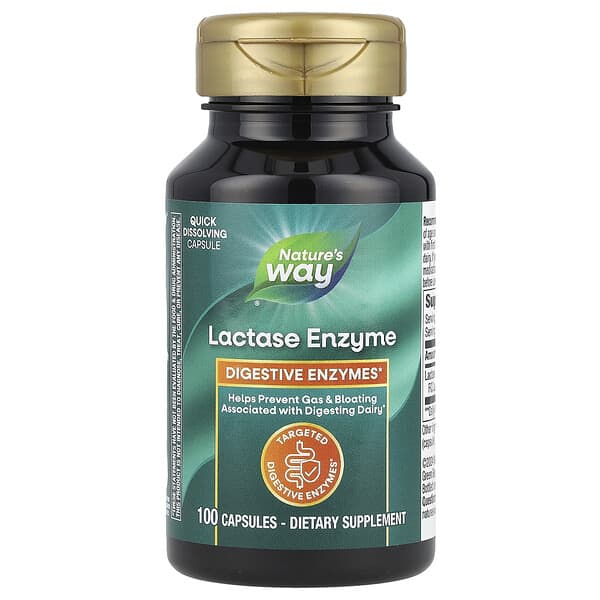 Nature's Way, 乳糖酶,690 毫克,100 粒膠囊(每粒膠囊 230 毫克)