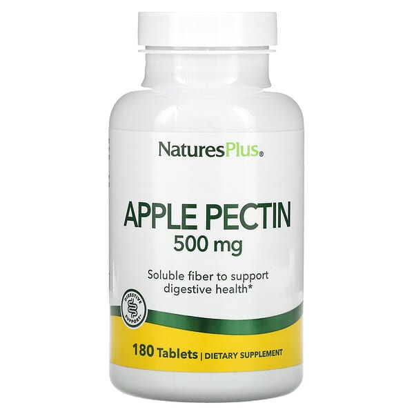 NaturesPlus, 蘋果果膠，500毫克，180片