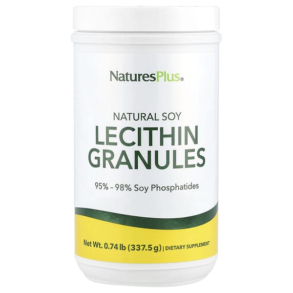 NaturesPlus, 天然大豆卵磷脂顆粒，12 盎司（340 克）