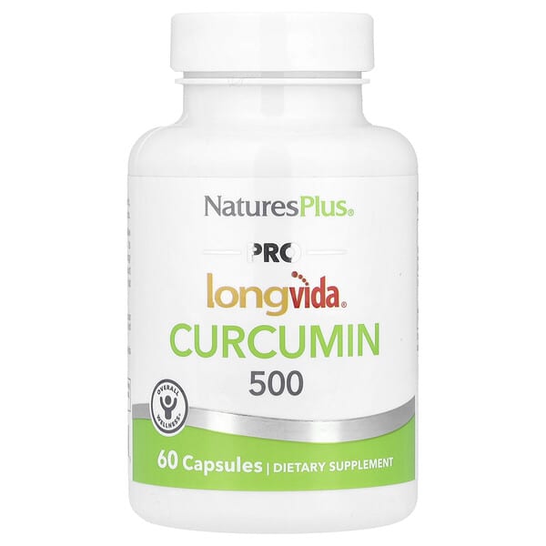 NaturesPlus, Pro Longvida 薑黃素，500 毫克，60 粒膠囊